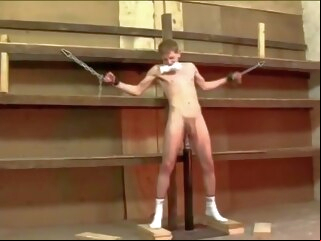 Josh Tied And Wanked Till He